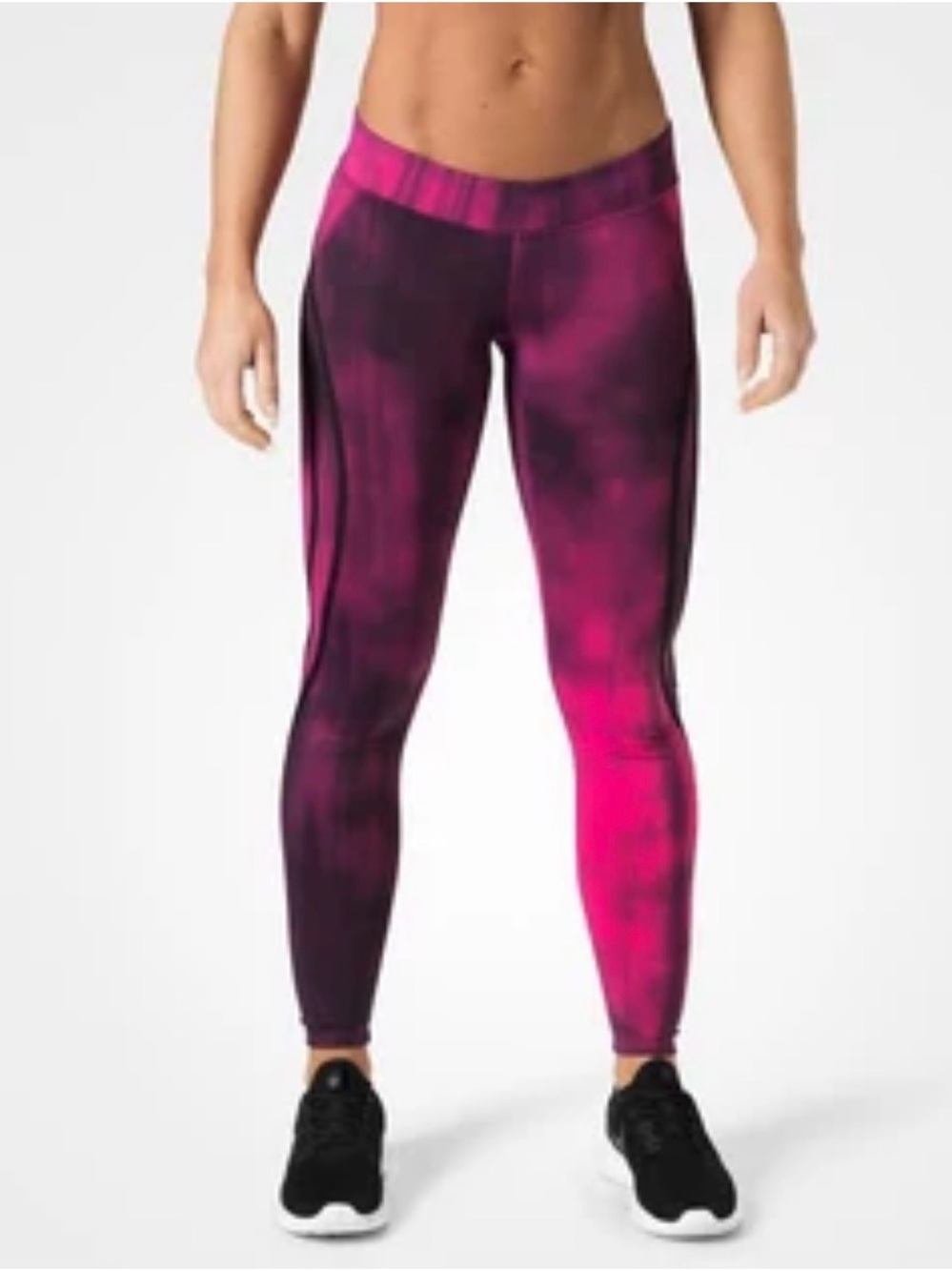 BETTER BODIES Pink Ombre High-Rise Athletic Leggings